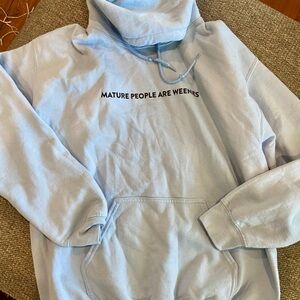 Mature People Are Weenies - light blue